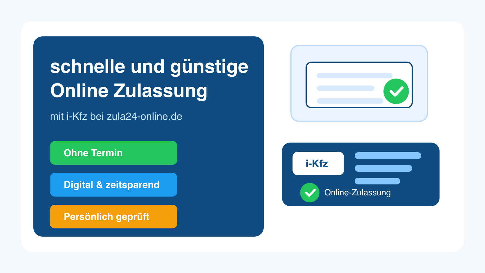 Mehr über den Artikel erfahren Schnelle und günstige Online Zulassung bei zula24-online.de
